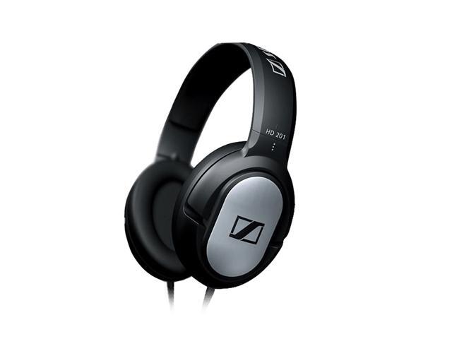 Sennheiser HD201 Over Ear Headphone Gaming Wired Headset 35mm Computer Earphones HD Microphone