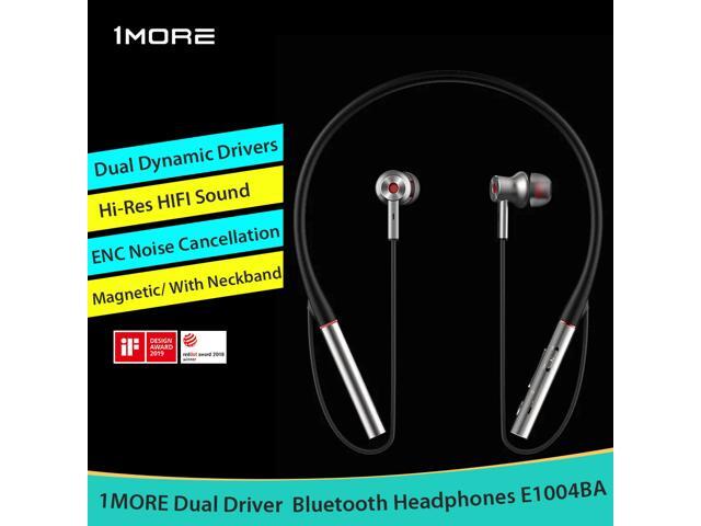 Xiaomi 1MORE Dual Driver BT ANC In-Ear Headphones E1004BA Hi-Res Bluetooth Neckband Earphones Noise Cancellation Headset With Mic 35mm Magnetic
