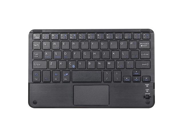 Wireless BT 30 Keyboard 59 Keys Ultra-slim Mini BT Keyboard with Touch Pad Support Android Windows iOS System for Laptop Phone Tablet Black