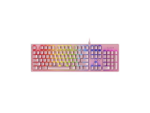 Razer Huntsman Mechanical Keyboard 104 Keys Wired RGB Backlight Gaming Keyboard with Razer Linear Optical Switch Pink