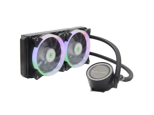Cooler Pioneer 240L CPU Cooler 240mm Radiator Dual Dissipation Pump PWM LED Fan Cooling for Computer Proccesor