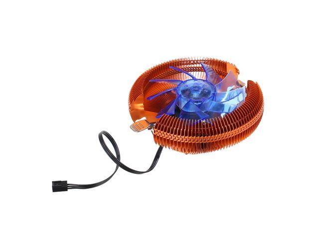 Hydraulic CPU Cooler Heatpipe Fans Quiet Heatsink Radiator Replacement for Intel 1156 1155 1150 1151 LED Light