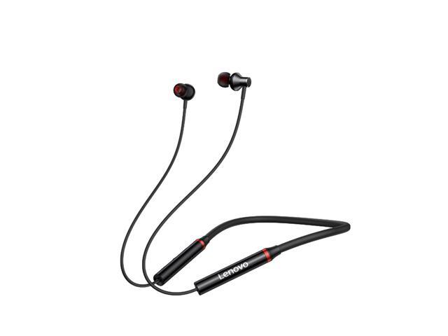 Lenovo HE05X Wireless BT Headphone BT50 In-ear Ergonomic Earphone IPX5 Waterproof Sport Earbud with Noise Cancelling Mic Black