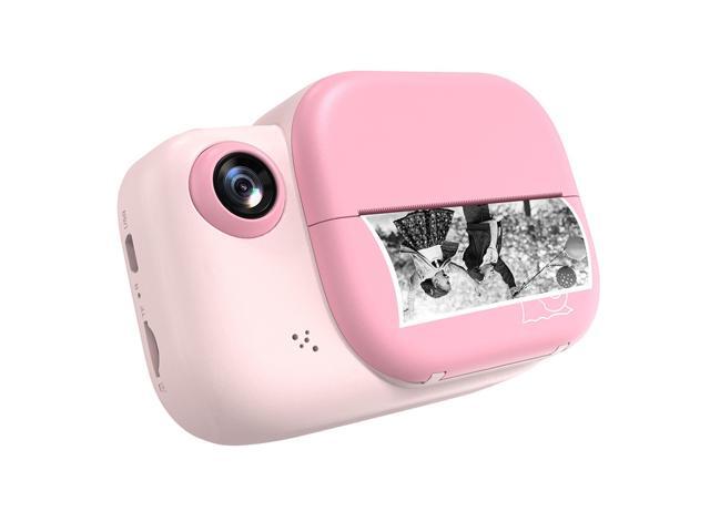 Kids Instant Print Camera 30 Inch Large Screen 1080P 12MP Digital Video Camera with Print Paper Roll Hanging Rope for Children Boys Girls
