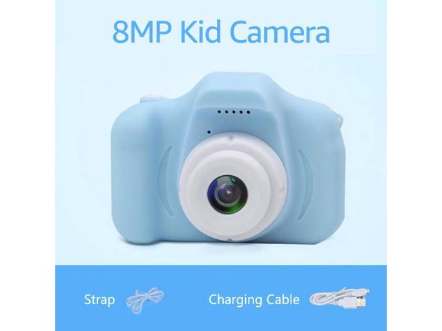 8MP Kids Children Digital Camera 1080P Video Camcorder Educational Toy 20 Inches Display Screen for Girls and Boys Built-in Battery with Strap
