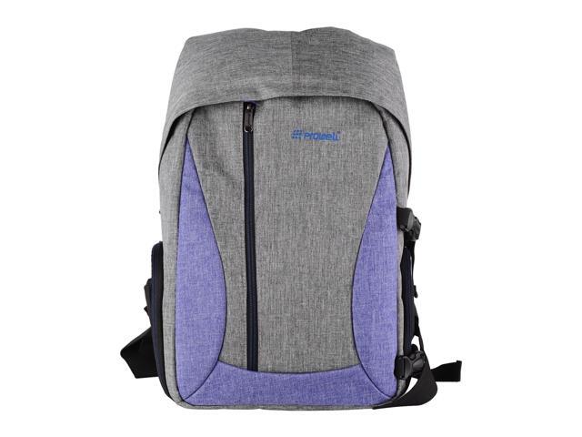 PROWELL Camera Bag Waterproof Shockproof Photography Bagpack Case with Side Pocket Detachable Dividers & Inner Case for Camera Lens