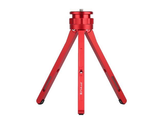 PULUZ Adjustable Aluminum Alloy Mini Tripod Stand Tabletop Tripod for Mobile Phone Active Cameras