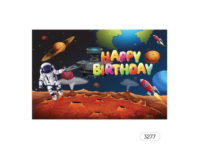 7*5ft Happy Birthday Cartoon Backdrop Baby Shower Kid Birthday Photography Background Cloth Children Carnival Party Decorations Photo Studio