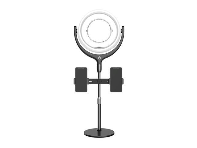 12 Inch Desktop LED Fill Ring Light Kit Set 3300K-6000K Adjustable Brightness Portable for Selfie Photography Live Streaming Makeup YouTube Video