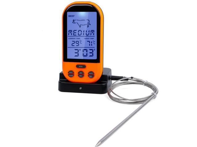 Wireless Remote Digital Food Thermometer Timer Alarm Meat Barbecue Thermometer Probe Steak BBQ Temperature Gauge Kitchen Cooking Tools