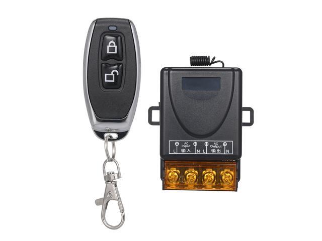 Smart Home 433Mhz AC85-220V 1CH Wireless Remote Switch Relay Receiver Transmitter Universal Remote Control Switch Module and 1PCS RF Transmitter