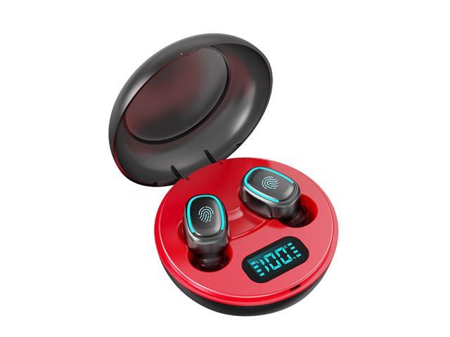 True Wireless Headphones BT 50 Mini TWS Earbuds Sweatproof Sport Headset In-ear Earphones with Mic Charging Case Battery Digital Display