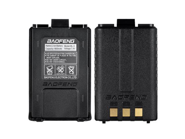 BAOFENG BL-5 High Capacity 74V 1800mAh Li-ion Extended Battery for Baofeng UV 5R UV-5R Two-way Radio Batteries