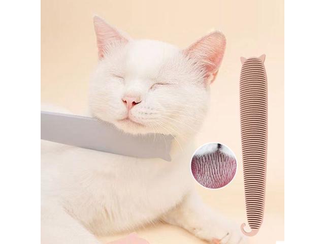 Cat Brush Cat Comb Cat Grooming Brush Cat Tongue Textured Grooming Brush Nurturing Brush for Kitten Shedding Brushes for Cats