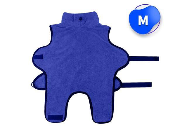 Dog Bathrobe Towel Pet Cat Bathrobe Towel Dog Pajama Pet Pajama Dog Cat Drying Coat Microfiber Fast Drying Super Absorbent M Size
