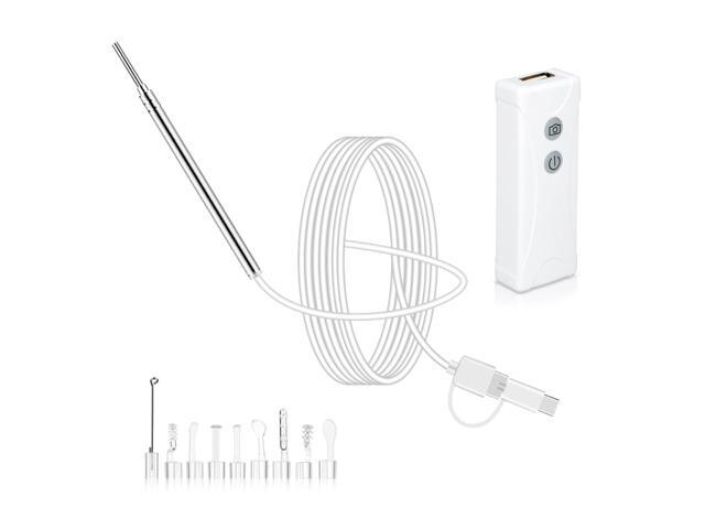 Mini WIFI Endoscope Camera 39MM 6 LEDs Three-in-one Interface USB Inspection Ear Nose Visual Health Care with Ear Pick Set