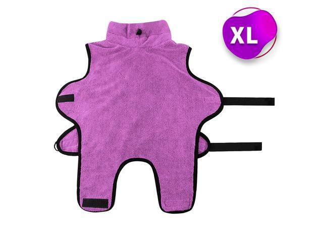 Dog Bathrobe Towel Pet Cat Bathrobe Towel Dog Pajama Pet Pajama Dog Cat Drying Coat Microfiber Fast Drying Super Absorbent XL Size