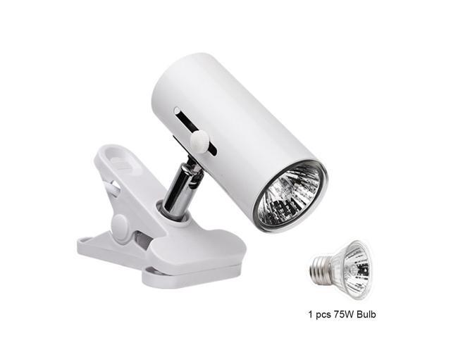 75W Reptile Heat Lamp Tortoise Heat Lamp Basking Lamp Heater Adjustable with Clip for Reptiles Lizard Turtle Aquarium Bulb Included