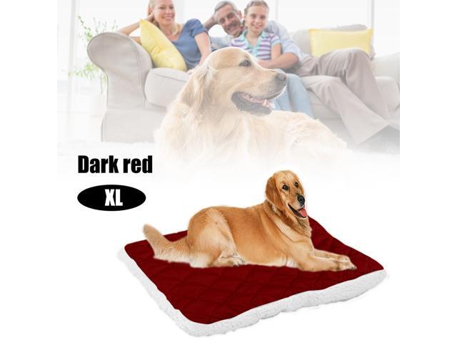 Plush Pet Mat Soft Comfortable Warm Dog Bed Kennel Puppy Cushion Blanket Pet Supplies