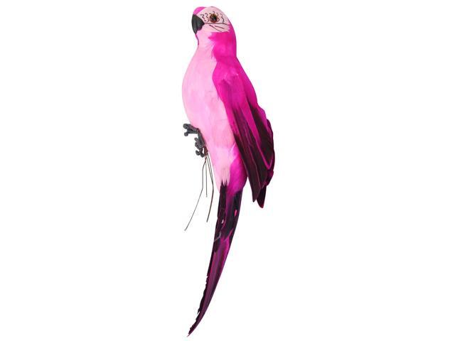 Artificial Parrot Wall Sculpture Decorative Simulation Foam Parrot Home Decoration Crafts Ornament Outdoor Garden Tree - 35cm (138in)