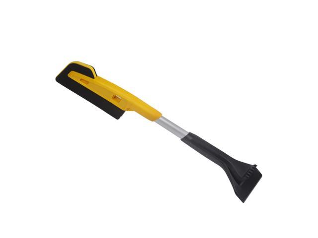 2-in-1 Ice Scraper Snow Brush Soft Bristle Windshield Snow Remover Scraper Detachable Frost Remover for Cleaning Cars Trucks Windshield Frost Ice