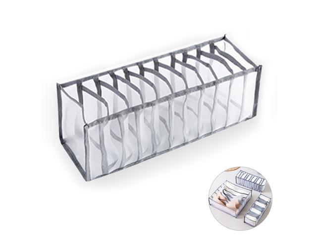 Sock Organizer Foldable Drawer Organizer Stockings Organizer Storage Boxes for Socks Stockings Ties