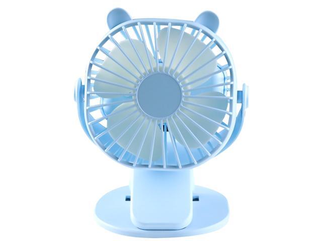 Clip On Fan USB Desk Fan Mini Desk Fan 3 Speeds 360° Adjustable Angle Portable Cooling for Home Office Working Study