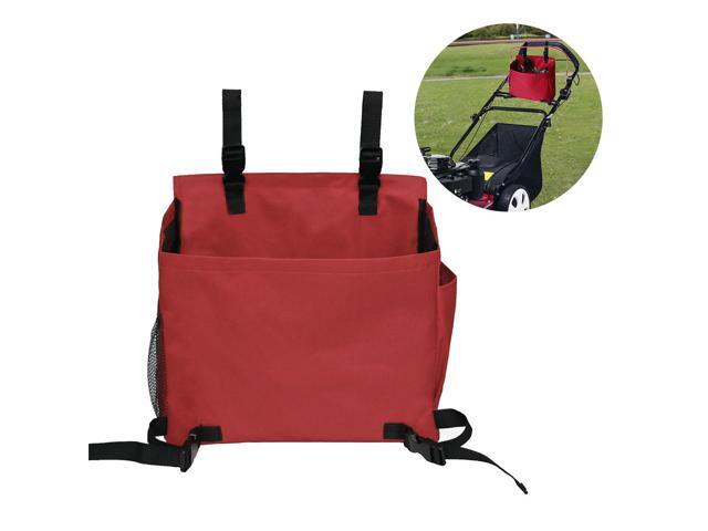 Garden Tool Bag with Pockets Push Mower Accessories Gardening Tools Storage Bag Organizer Resuable Yard Waste Bag