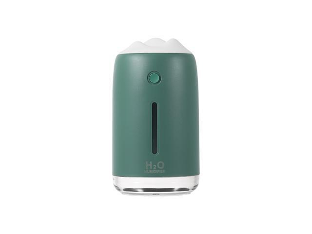 Small Humidifiers310ml Desk Humidifiers Whisper-Quiet Operation Night Light Function Two Spray Modes Auto Shut-Off for Bedroom Office Home (Green)