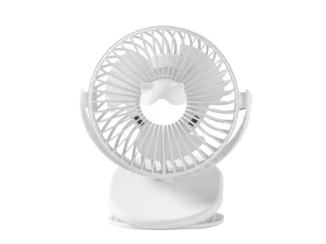 USB Fan Portable Fan Mini Fan Desk Fan Clip Fan USB Charging Fan with Nightlight Three-speed Fan