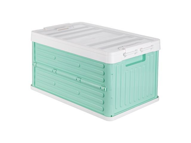 Collapsible Storage Box Foldable Storage Box Collapsible Storage Bin with Lid for Home Garage Organization