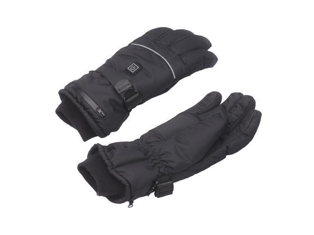 Rechargeable Heated Gloves Waterproof Gloves Insulated Mitts Auto Regulate Electric Warm Heated Gloves Outdoor Winter Sports Ski Gloves Non-Slip