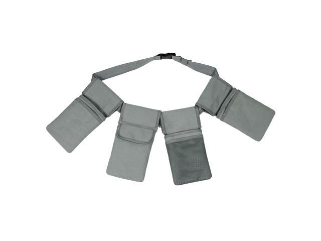 Garden Tool Belt with 4 Bags Waterproof Canvas Garden Waist Bag Hanging Pouch Gardening Tools Pockets Storage Bag Organizer