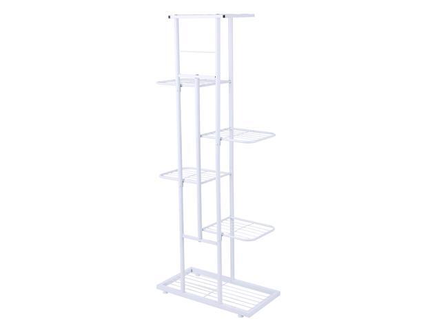 6-Tier Display Shelf Flower Pots Rack Plant Stand Potting Ladder Planter Stand Heavy Duty Storage Shelving Rack for Potted Plants