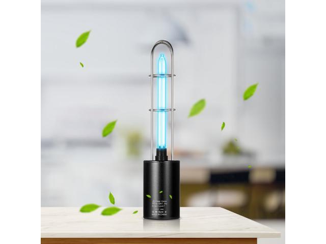 Rechargeable UV Sterilizer Light Air Purifier DC5V Ultraviolet + Ozone UV Germicidal Lamp Portable Sterilization Light for Car Kitchen Toilet