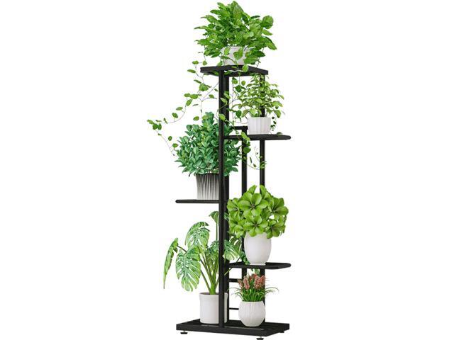 5-Tier Display Shelf Flower Pots Rack Plant Stand Potting Ladder Planter Stand Heavy Duty Storage Shelving Rack for Potted Plants