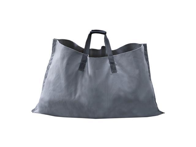 Reusable Yard Waste Bag 2 in 1 Leaf Bag & Garden Pad Waterproof Canvas Leaf Tote with Handles Trash Bags for Backyard Lawn Gardens
