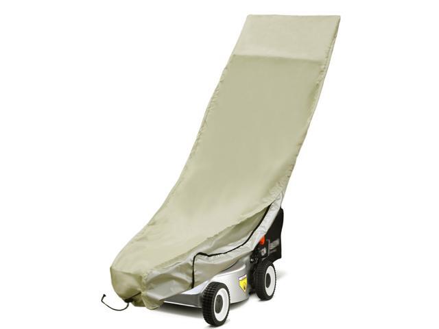 Lawn Mower Cover with Waterproof Coating Sun Shade Protective Cover Tear-Resistant UV Resistant Furniture Sunbed Cover with Drawstring