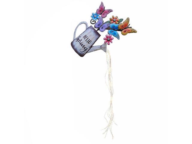 Outdoor Garden Shower Head Decoration Light Lawn Shower Nozzle Butterfly Flower Decoration