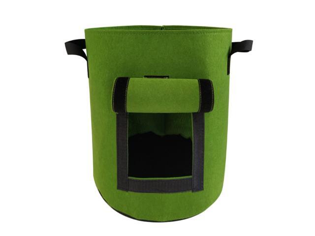 Potato Growing Bag Felt Thickened Planting Grow Pouch Garden Vegetables Planter Containers with Handles & Window