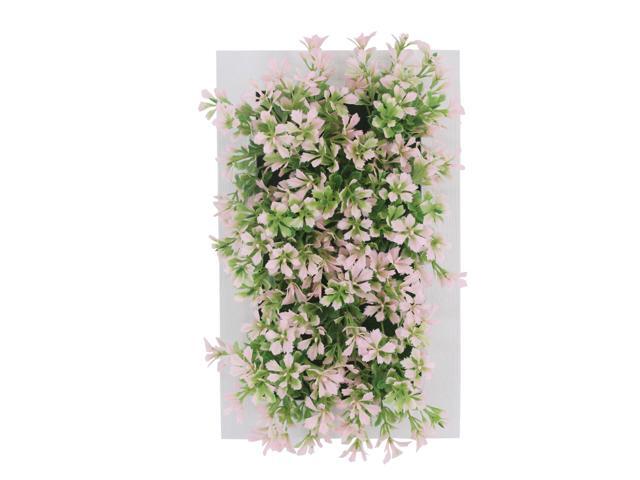 6x95 Inch Artificial Flower Plant with Photo Display Frame Wall Hanging Planter Indoor Vertical Wall Fake Planter for Home Office Art Decoration
