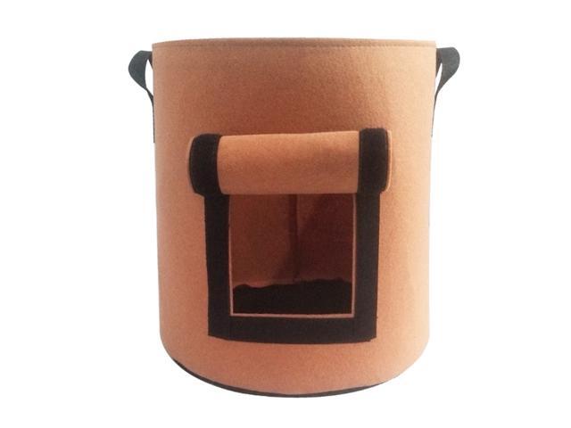 Potato Growing Bag Felt Thickened Planting Grow Pouch Garden Vegetables Planter Containers with Handles & Window