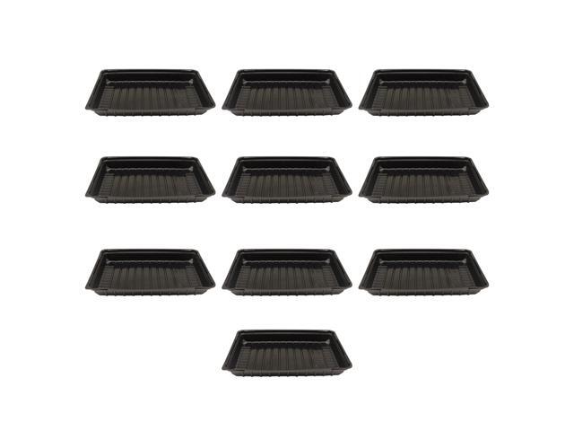 Vegetable Plant Seedling Box Plastic Fruit Nursery Box Moisturizing Black Small Medium Large Size 5 Pcs/10 Pcs