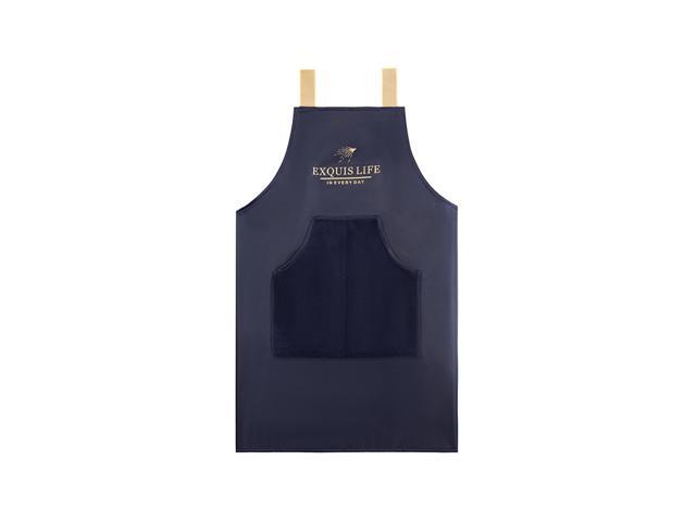 Adjustable Bib Apron Water Oil Stain Resistant Cooking Apron Chef Kitchen Apron with 2 Pockets for Men Women