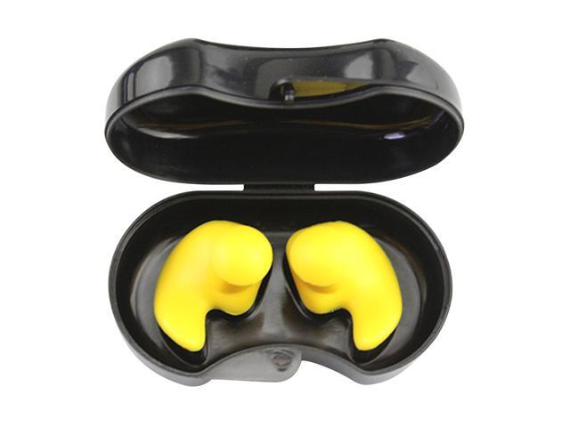 Swimming Ear Plugs Waterproof Reusable Silicone Swimming Ear Plugs Adults Swimming Ear Plugs for Showering Bathing Surfing Snorkeling