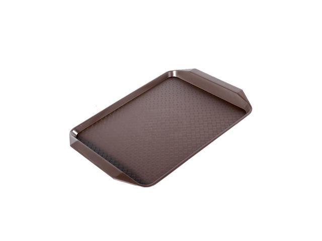 1pcs Serving Tray Food Tray Dinner Tray Cafeteria Tray Café Standard Cafeteria Fast Food Service Tray Rectangular Non-slip Surface 17-inch by 12-inch