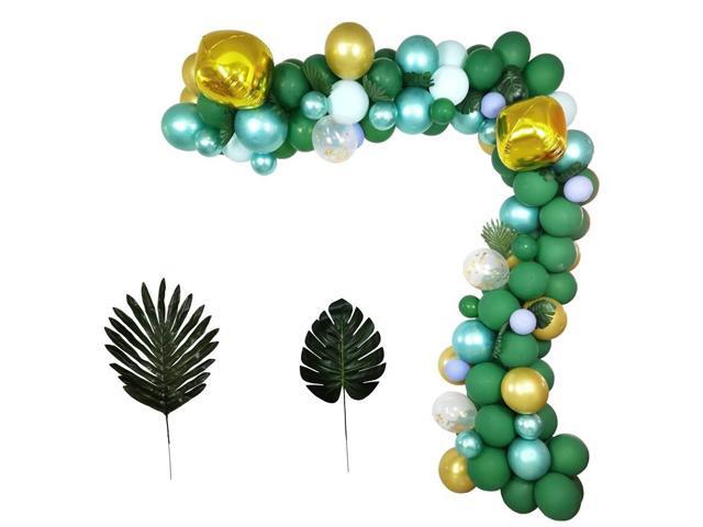 167PCS Dark Green Balloons Party Decorations Set Girls Women Baby Birthday Party Supplies DIY Forest Theme Party Balloons for Baby Shower Wedding