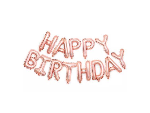 16 Inch Happy Birthday Party Decorations Set Boys Girls Women Baby Birthday Supplies Happy Birthday Balloons for Baby Birthday Party Decorations