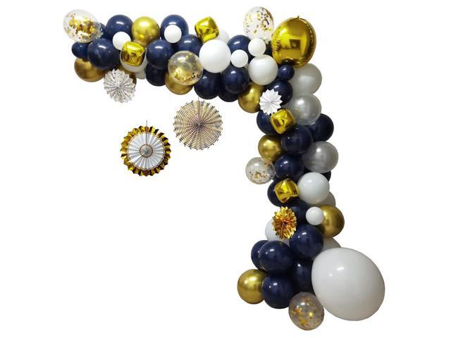 102PCS Balloons Party Decorations Set Girls Women Baby Birthday Party Supplies DIY Navy Theme Party Balloons for Baby Shower Wedding Decorations