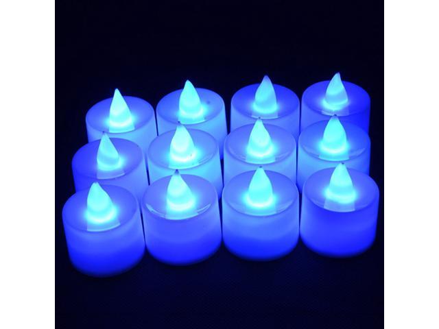6/12Pcs Electric Led Candle Lamp Flameless Tealight Candles for Home Party Birthday Wedding Festival Decoration